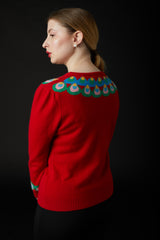 QiaoChu Cashmere Jumper Red